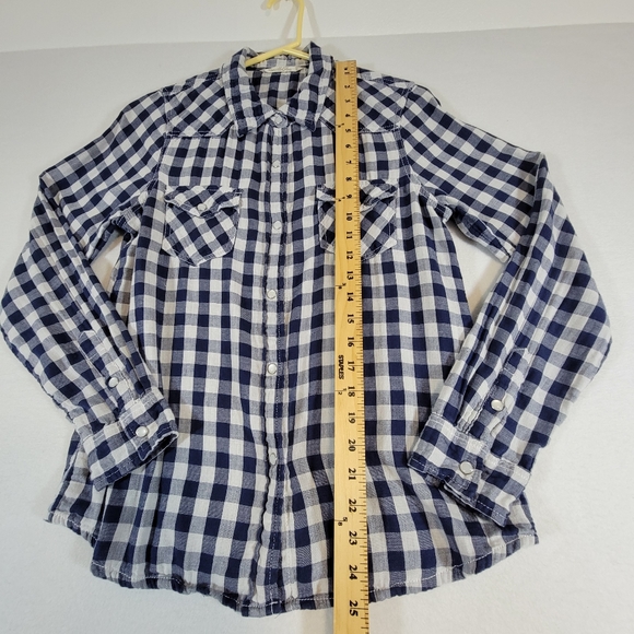 Pearl-Snap Vanilla Star Blue Flannel - Picture 3 of 8